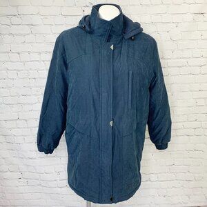 MACKINTOSH NEW ENGLAND NAVY BLUE COAT - 1X